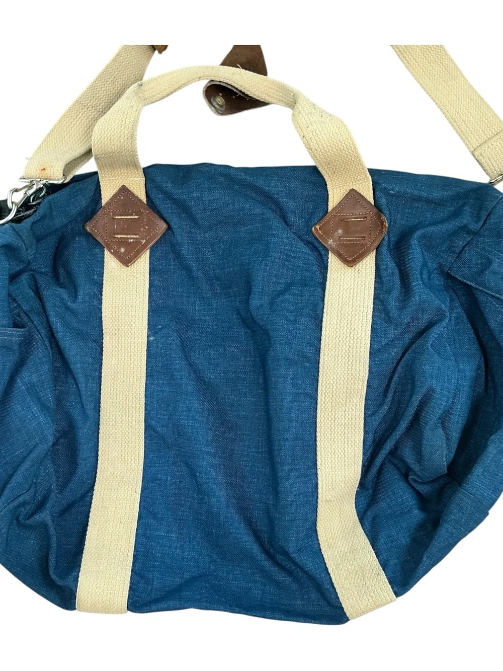 Vintage 70s Wilderness Experience Chatsworth, California Navy canvas bag, USA